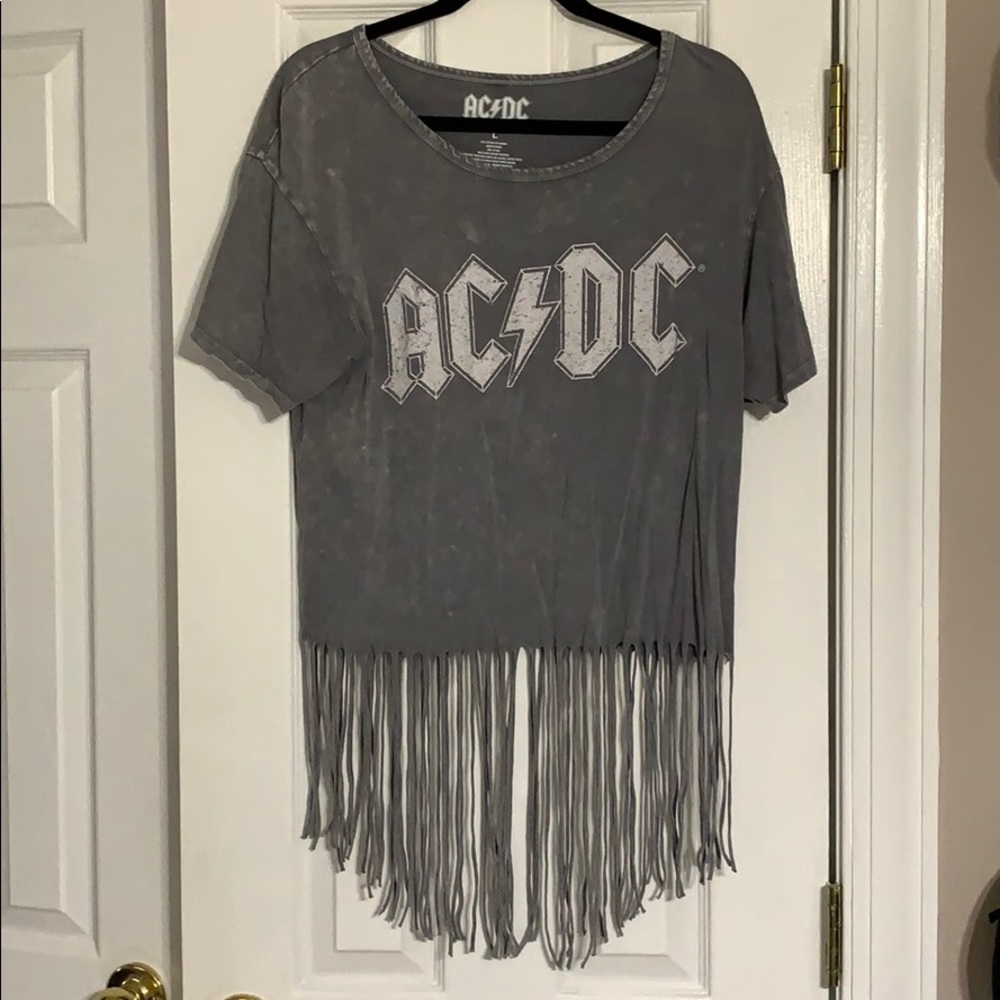 AC/DC fringe shirt